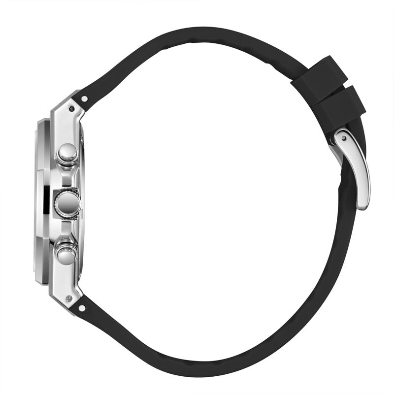 Lee Cooper ساعة متعددة الوظائف للرجال من السيليكون LC08313.311 - 45,1X51,5 مم - Image 2